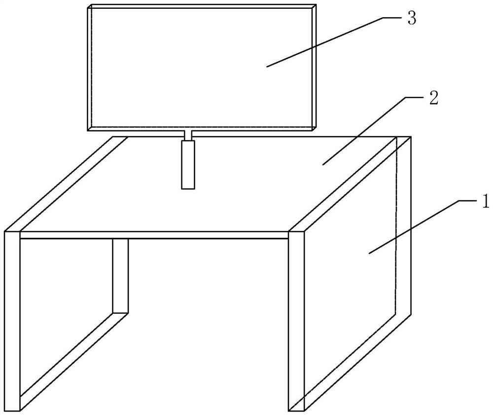 Virtual simulation experiment device capable of realizing multi-angle display