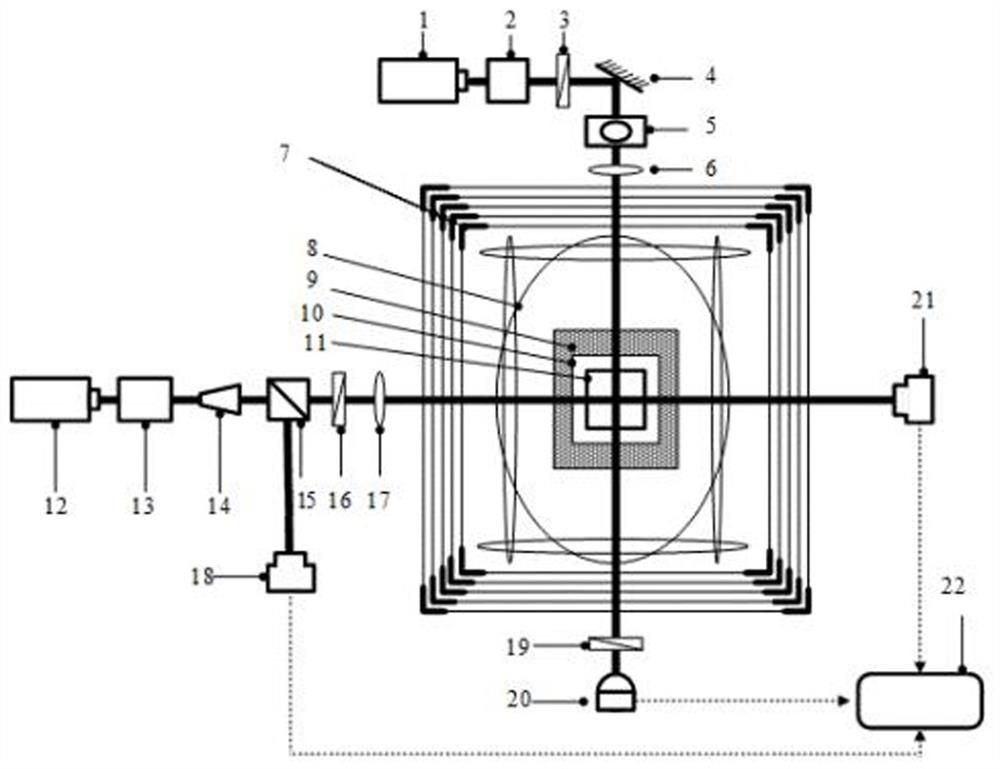 In-situ measurement system and method for spatial distribution of spin polarizability of alkali metal atom magnetometer