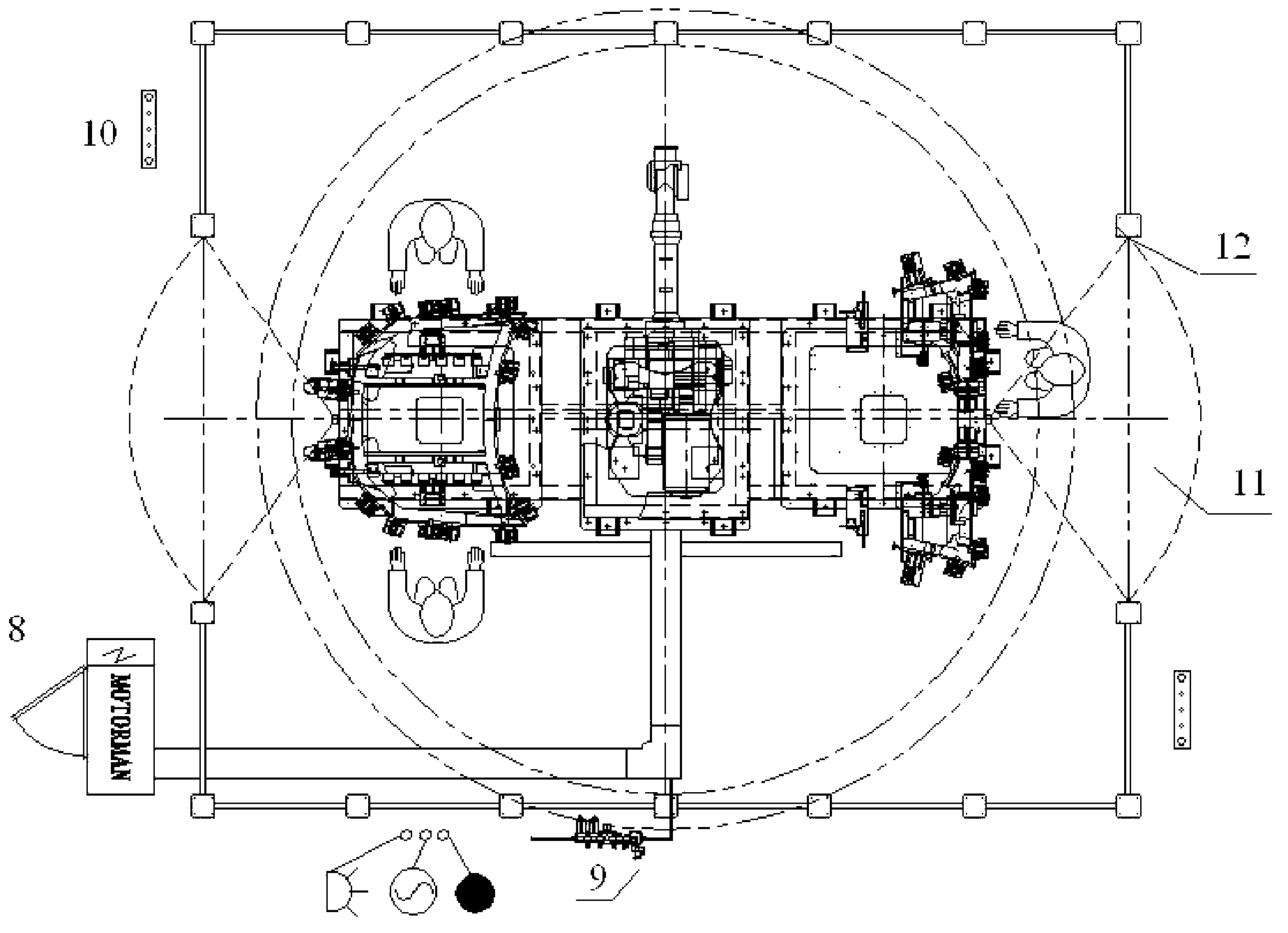 Intelligent rolled edge pressing system for robot and process method