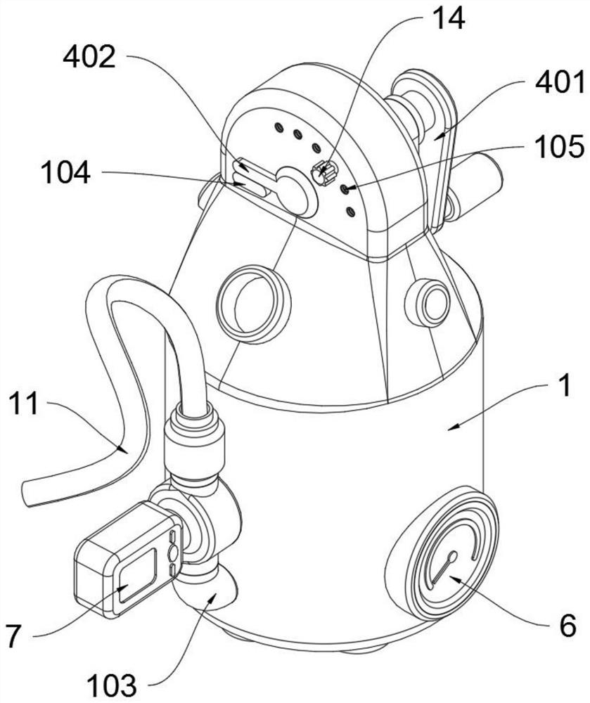 Novel rotary pressing type simple breathing device