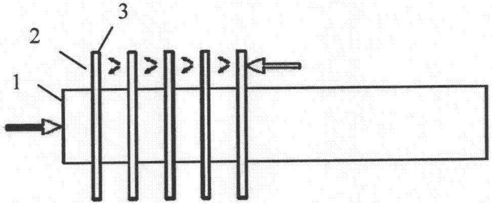 Outer fin heat exchange tube and application method thereof