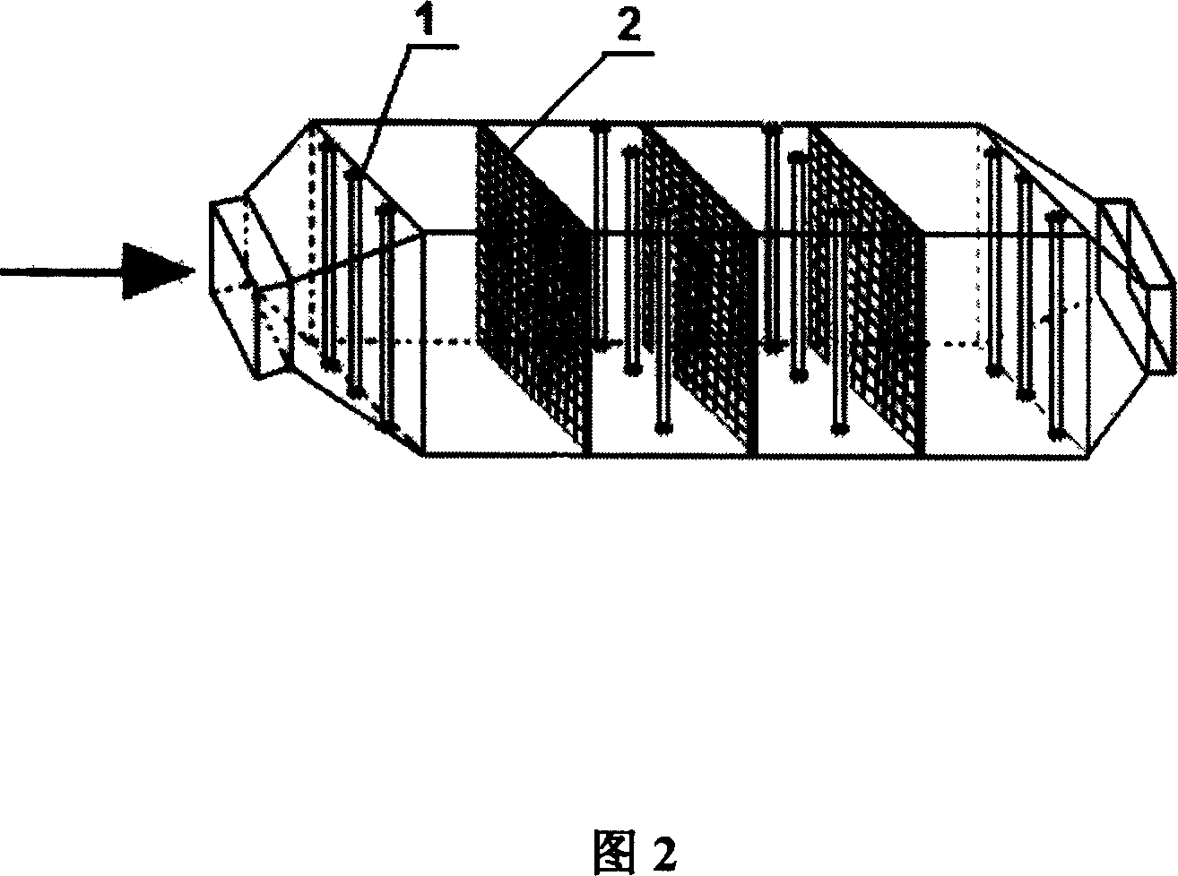 Flue gas combined desulfurization and denitration method