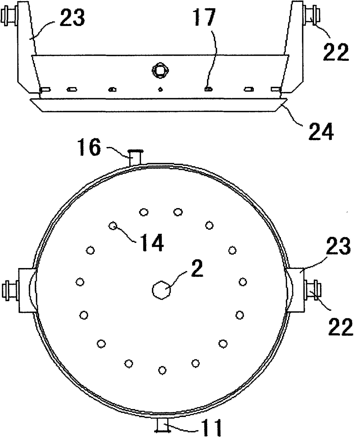 A barrel lid for baking