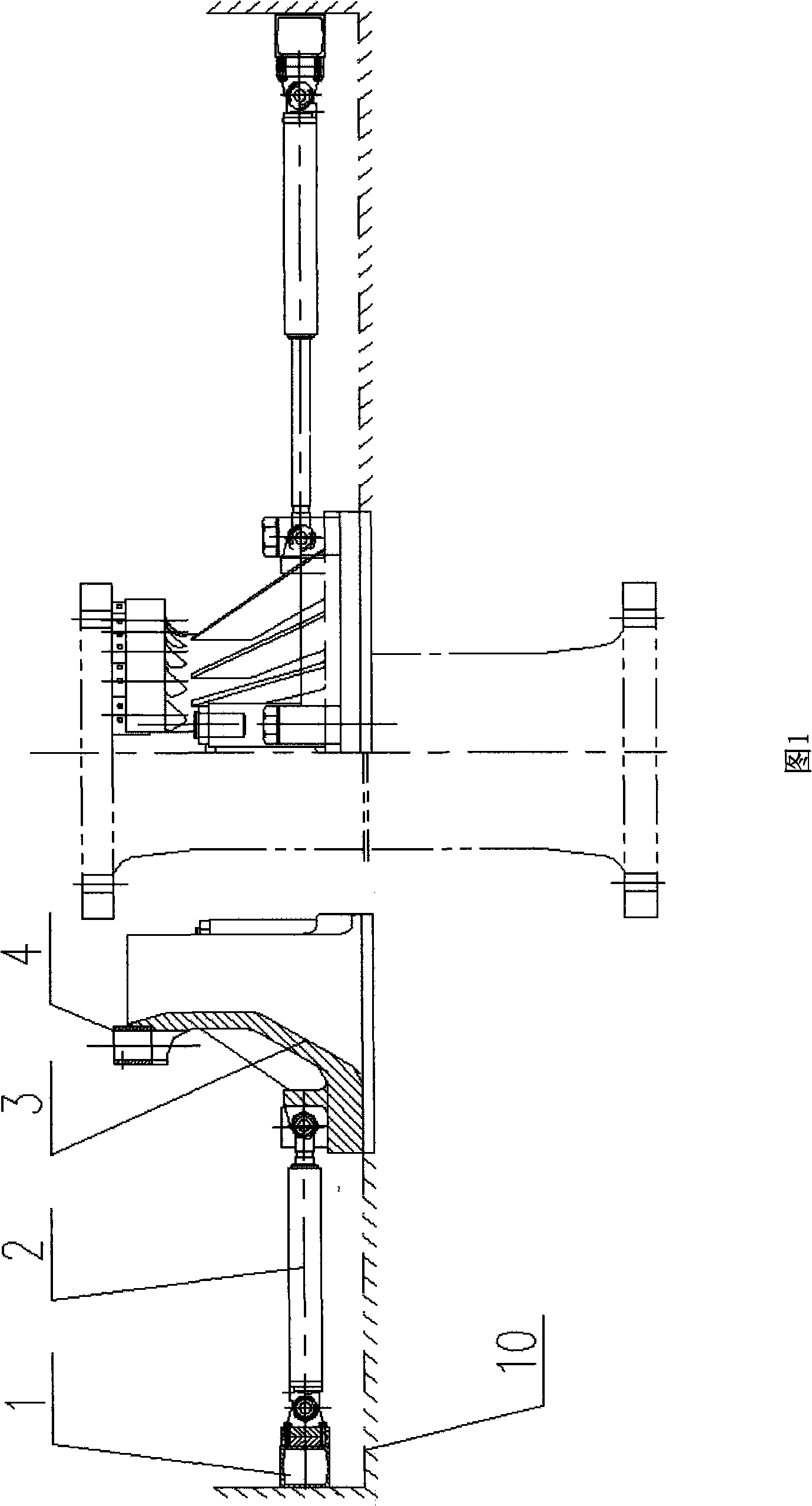 Fastener device for connecting and detaching bore rod