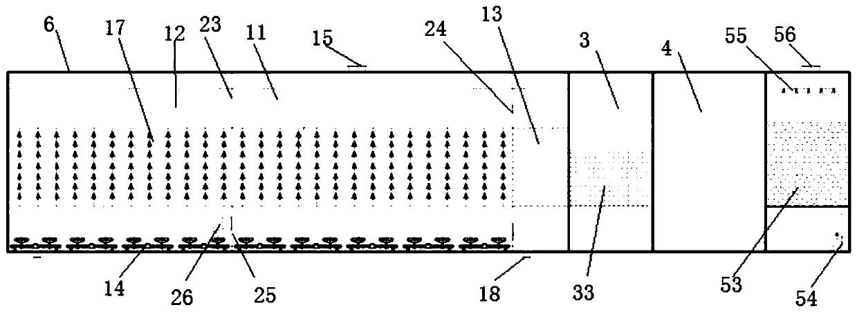 Integrated multi-flow-state odorless domestic sewage treatment equipment