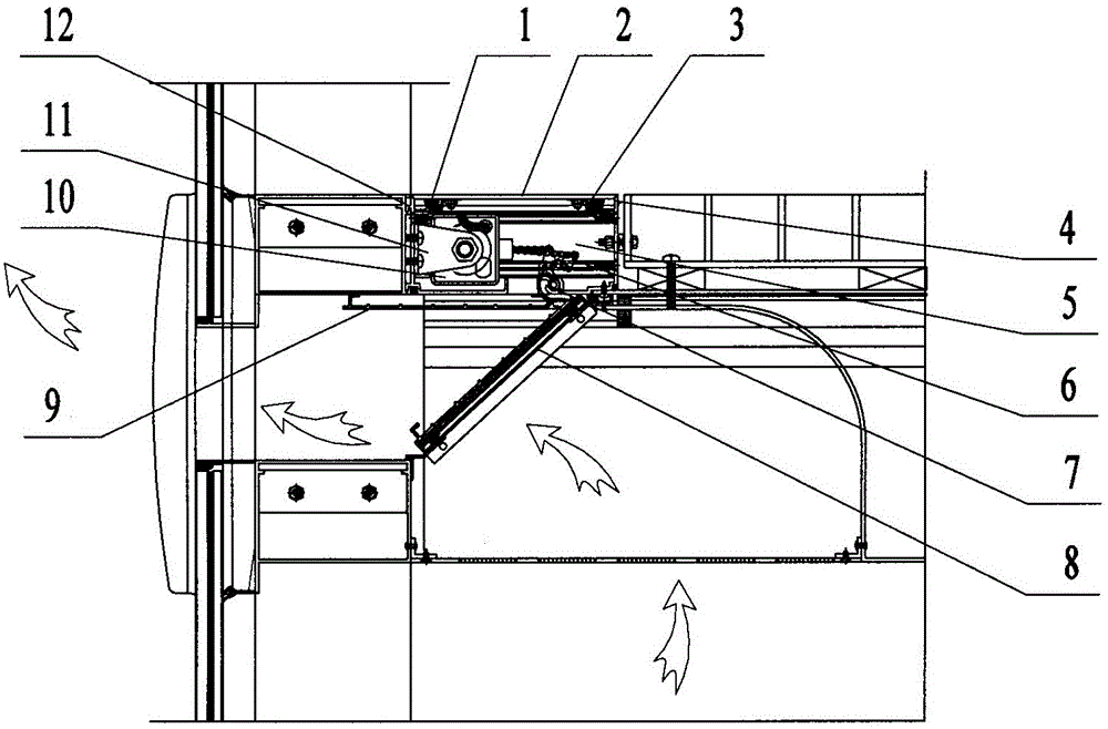 Assembly type sealing ventilator of curtain wall