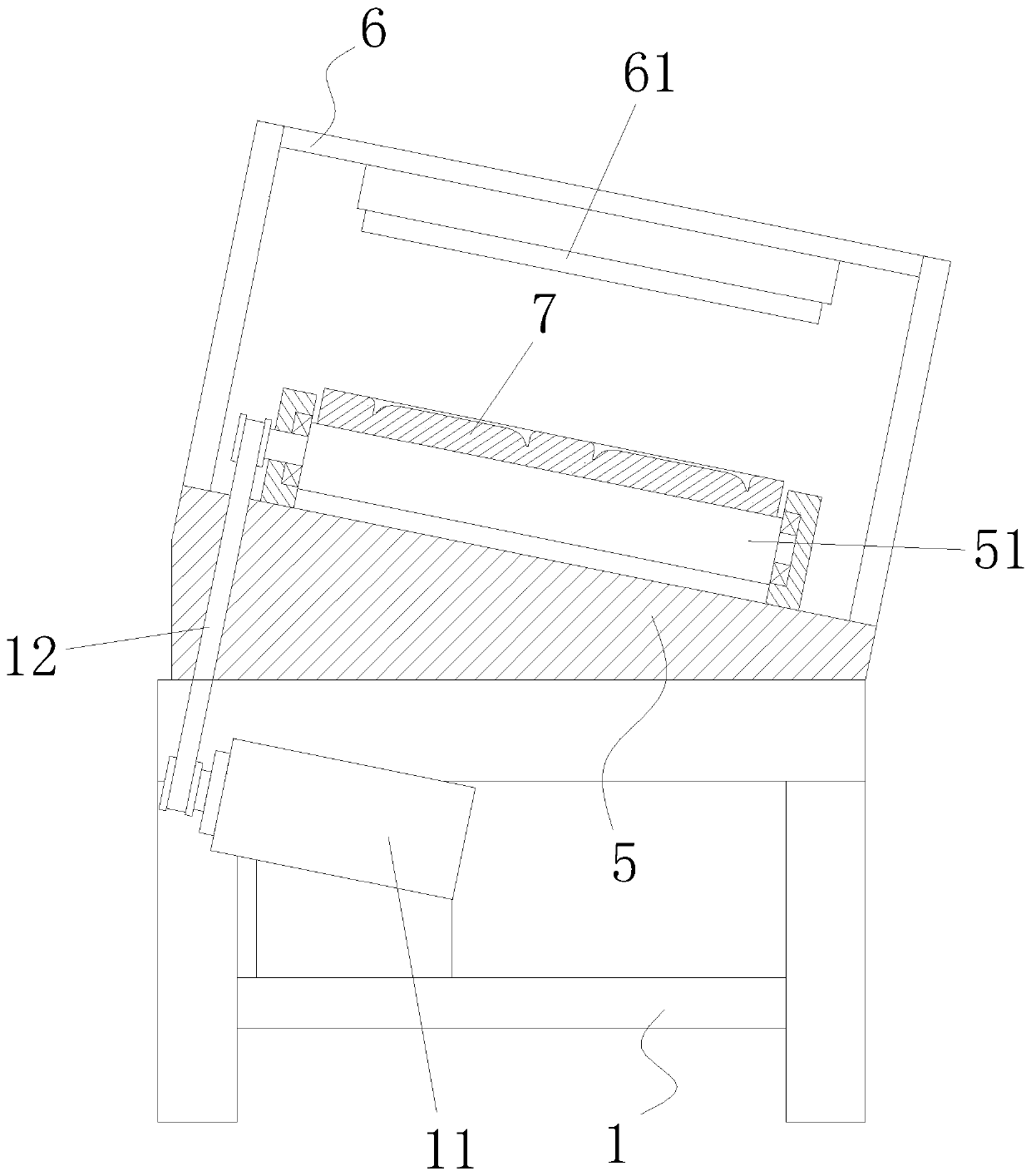 Anti-glare surface treatment equipment for special-shaped glass cover with inclined angle