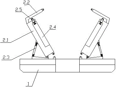 Wind electricity and bridge rock-socketed self-lifting type construction platform