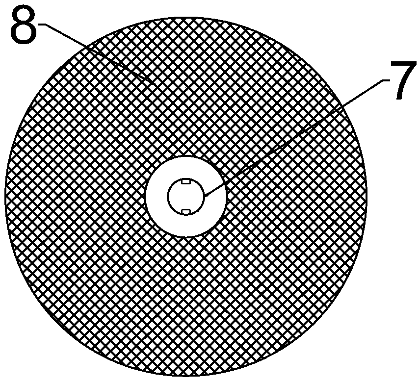 Centrifugal vibration impurity-filtering device for cereals