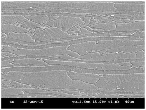 Cr alloying steel without yield platform and preparation method thereof