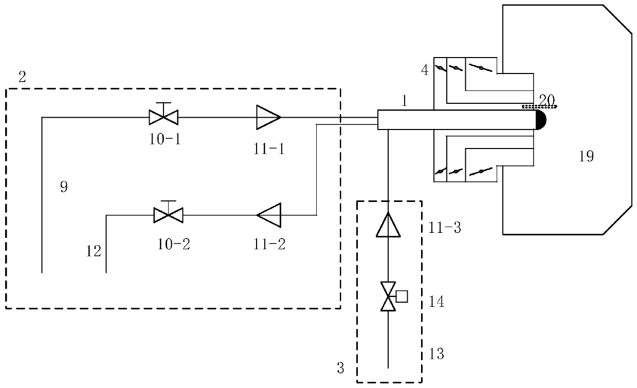 Novel integrated device for igniting by atomizing fuel oil through steam