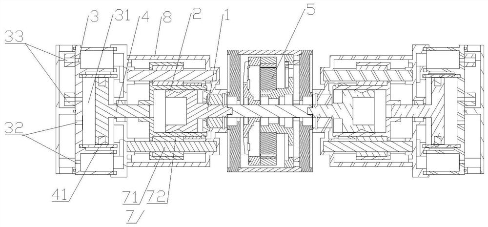 Transmission structure, transmission connection mechanism and air compressor