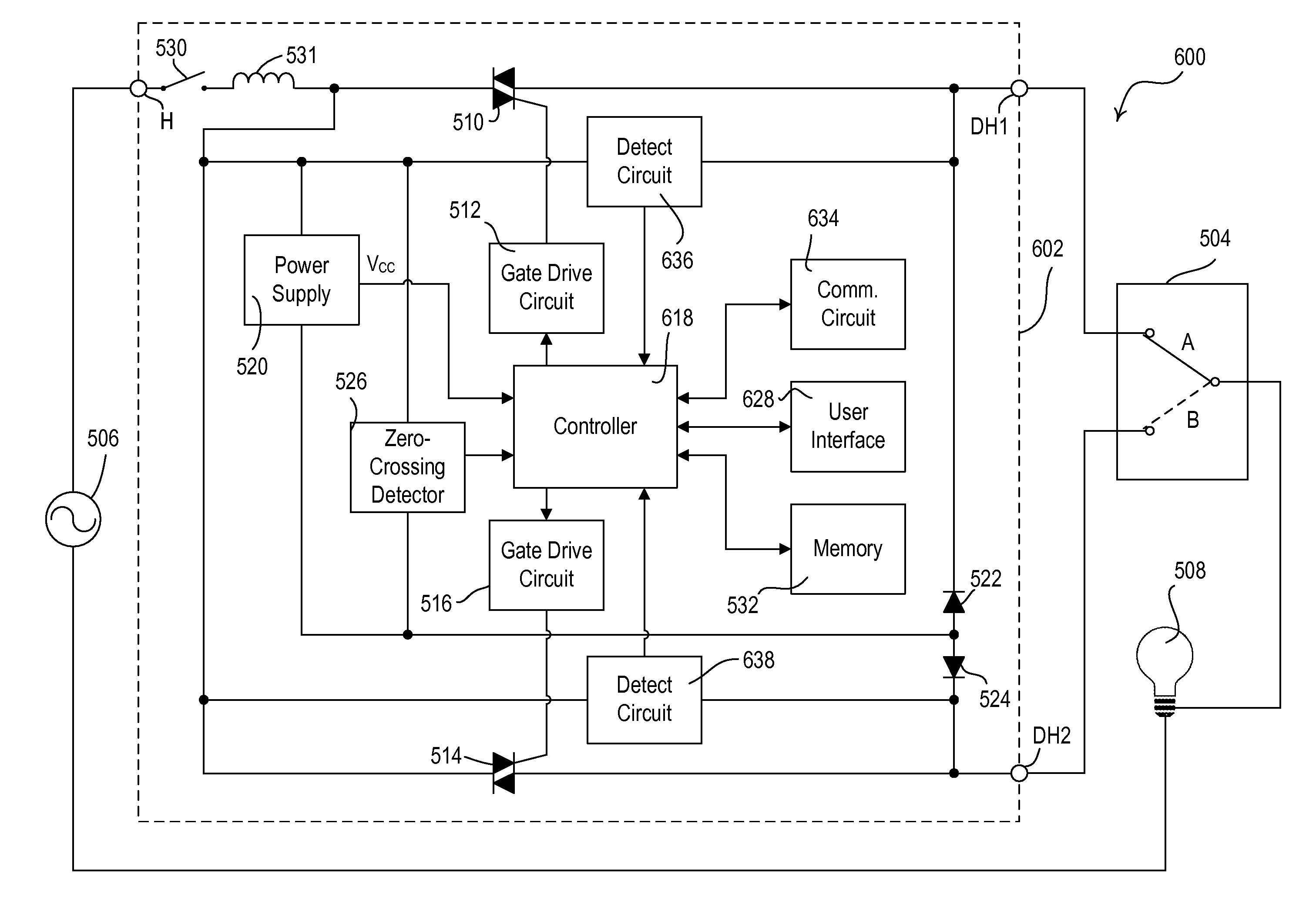 Load control device for use with lighting circuits having three-way switches