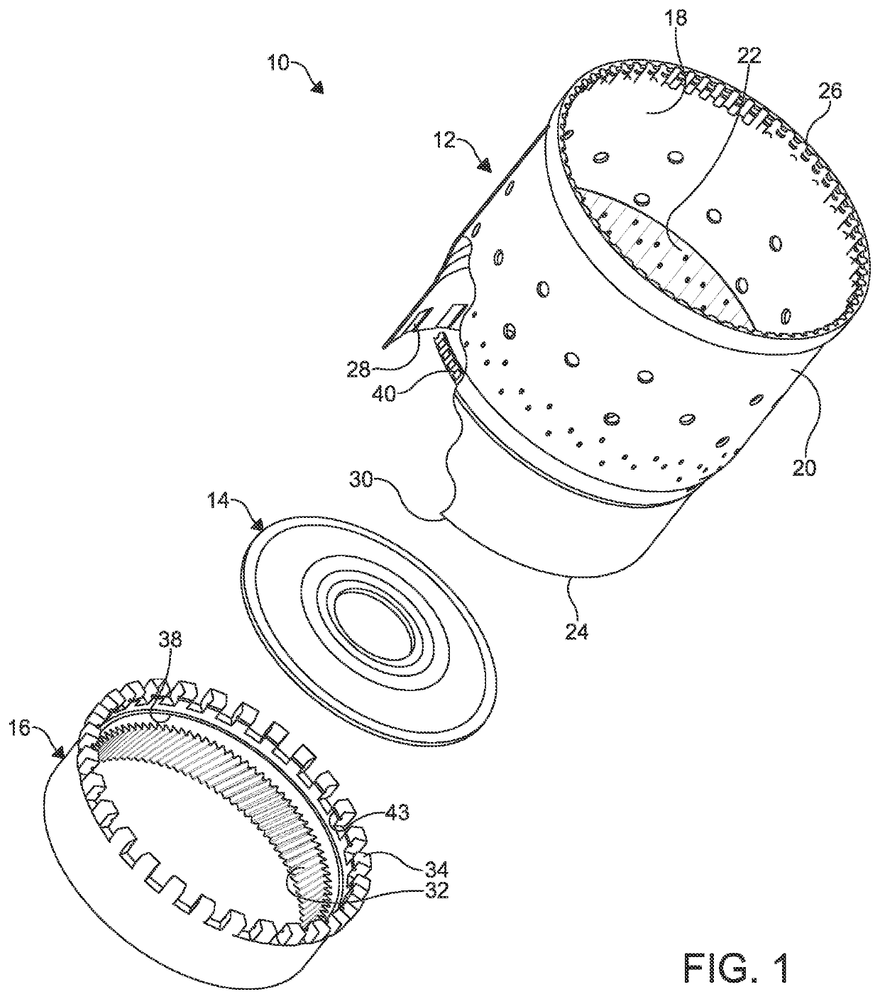 Torque transmitting assembly