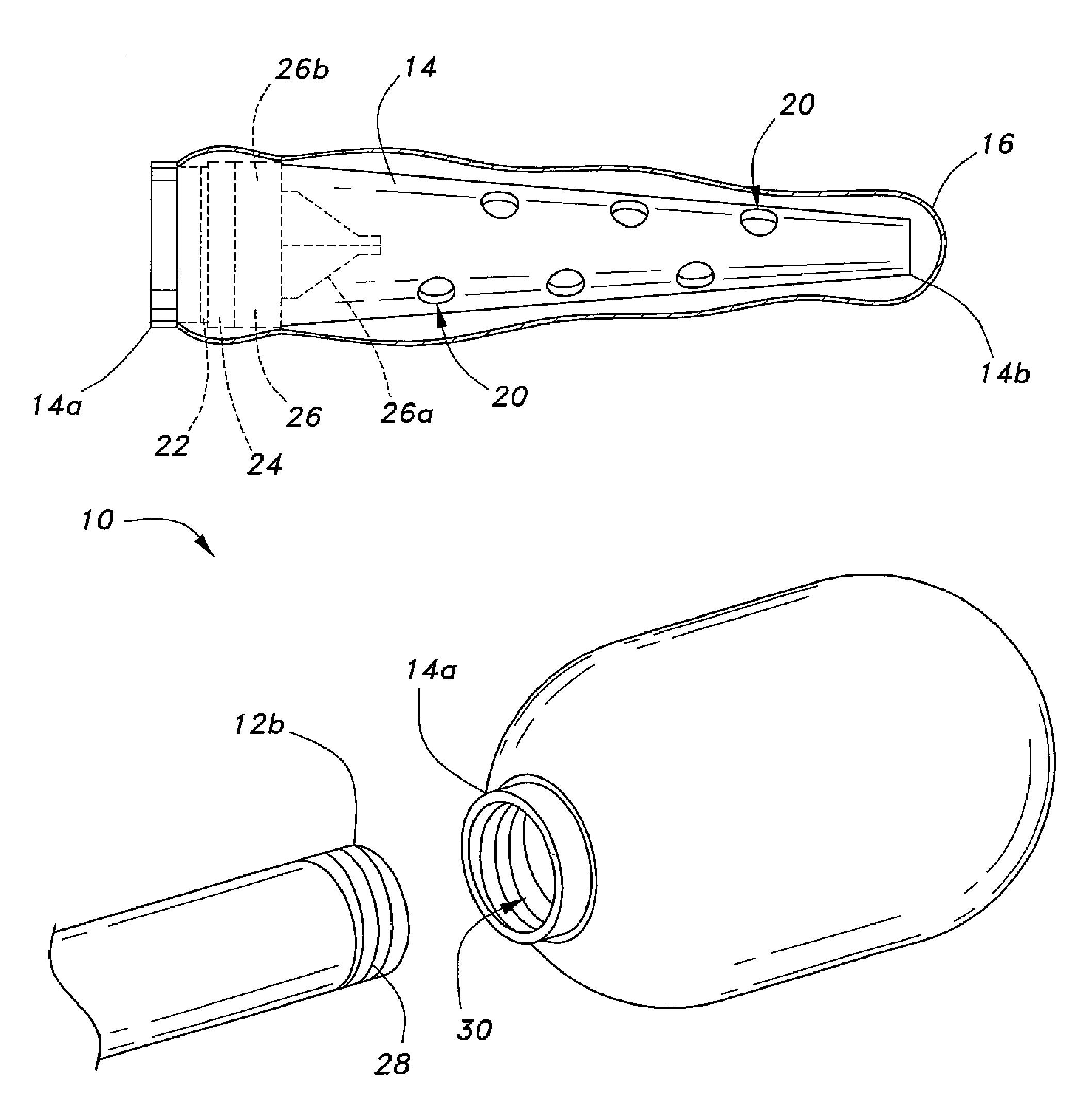 Kyphoplasty cement encapsulation balloon