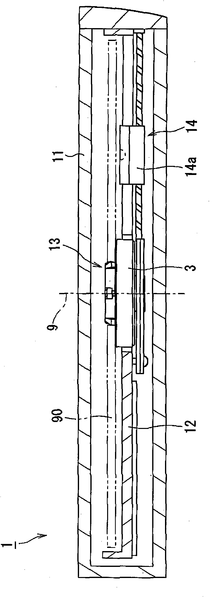 Motor and disk driving device