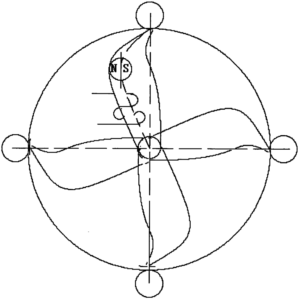 Magnetism gravity wind energy and solar energy comprehensive green energy resource self-generating electricity device