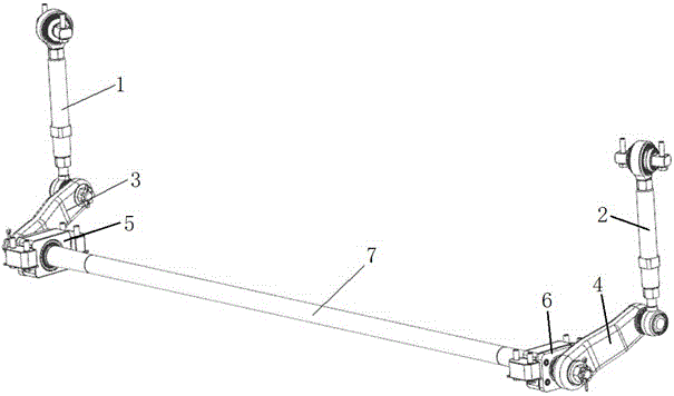 City rail train anti-rolling device, city rail train bogie and city rail train