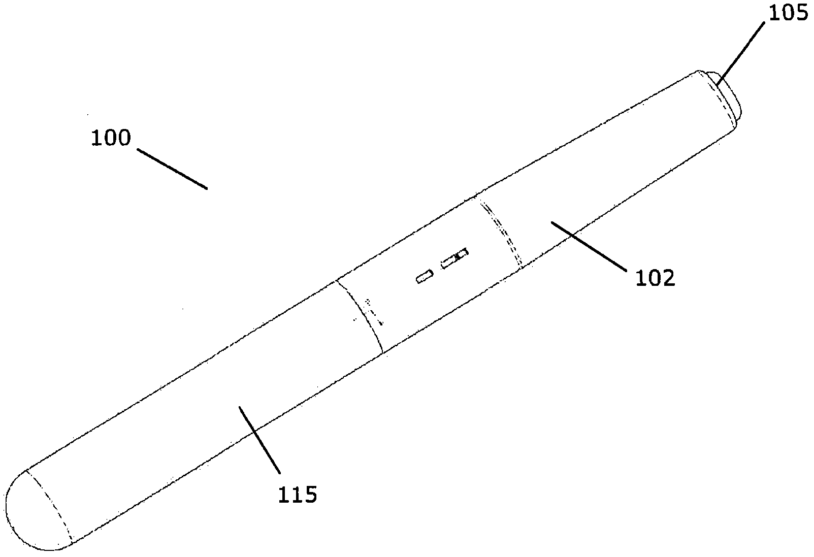 Device for injecting apportioned doses of liquid drug