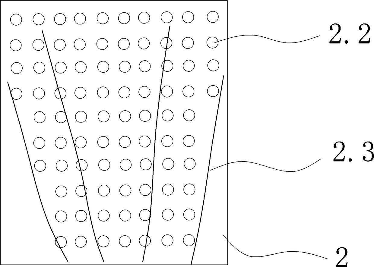 Green brick tea screening device