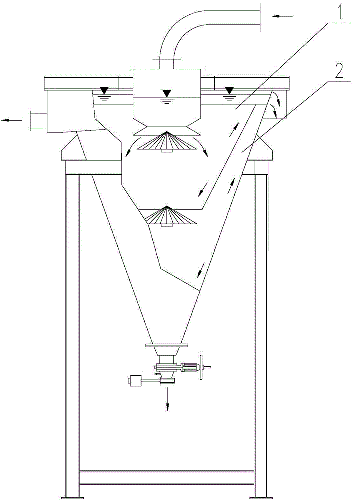 Multi-layer de-sliming thickener