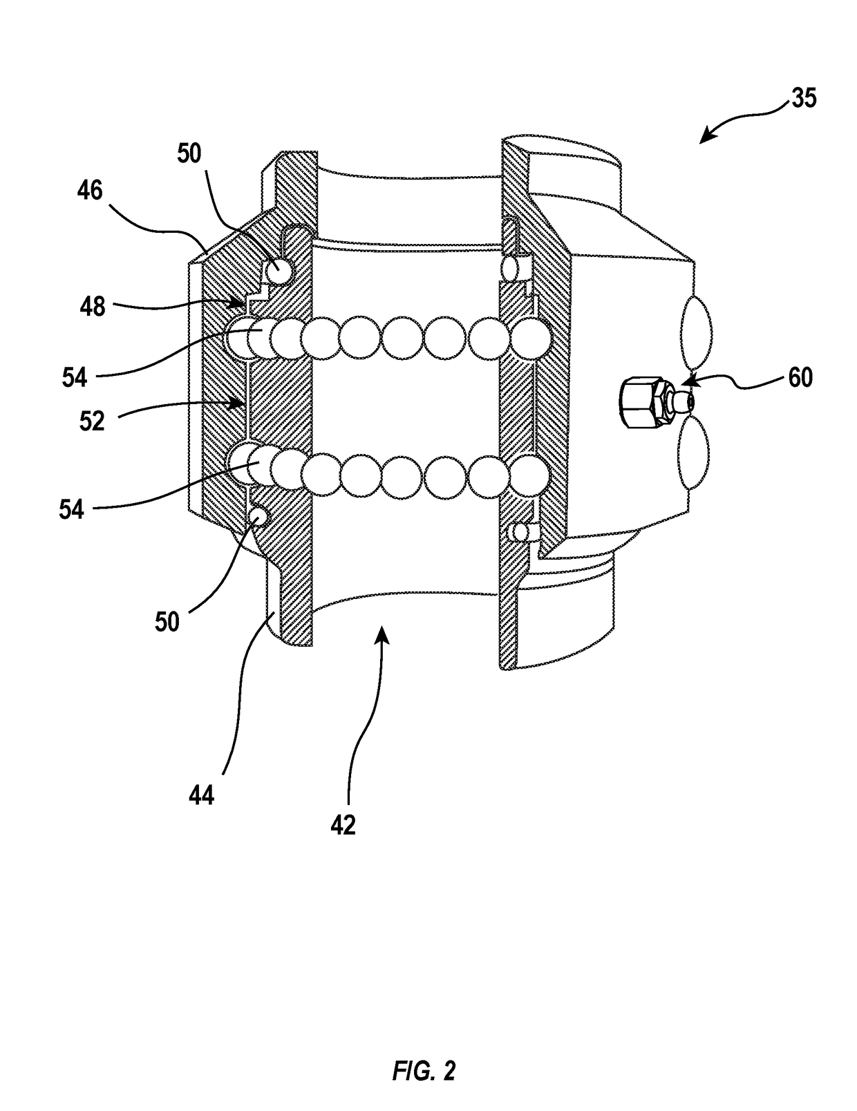 Swivel joint with electrical conductivity grease fitting