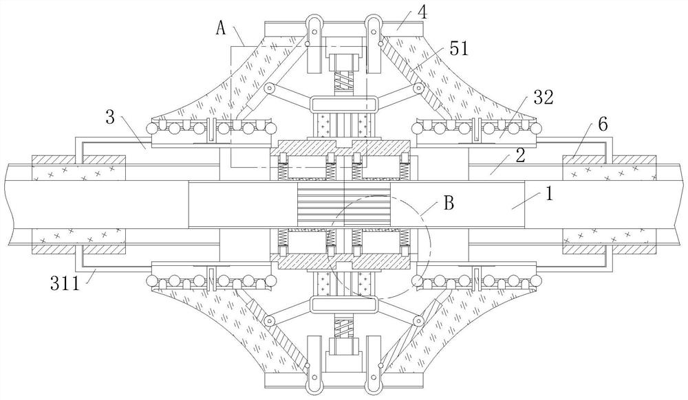 Buried high-temperature-resistant shielding cable