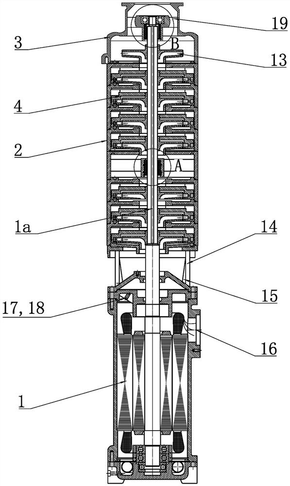 High-lift multi-stage submersible pump