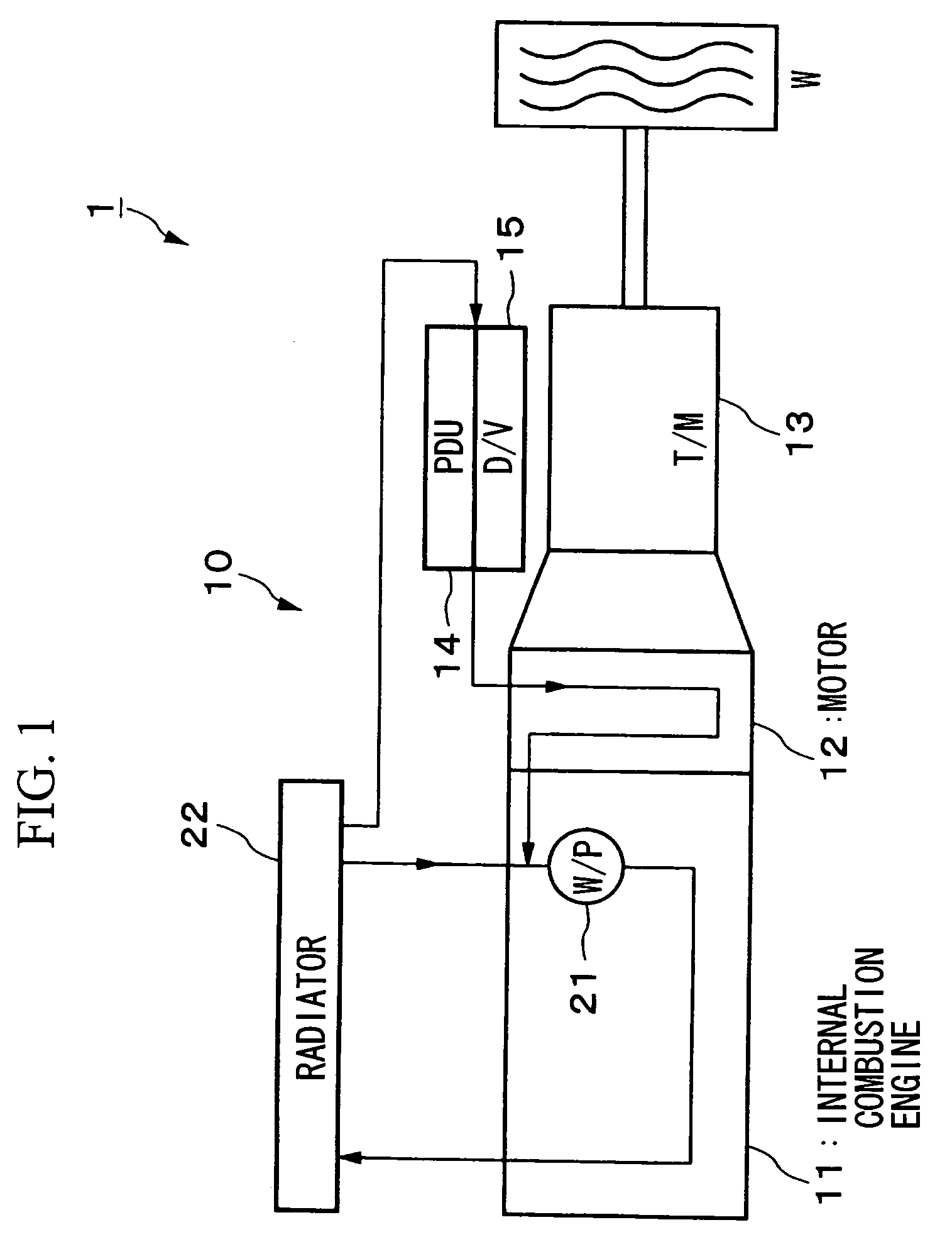 Cooling apparatus for hybrid vehicle