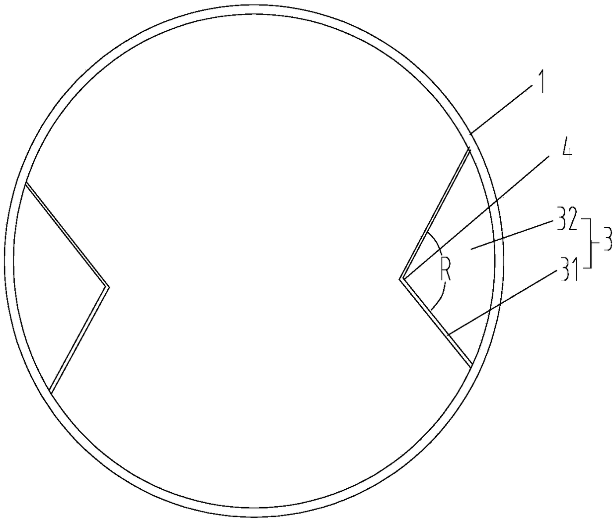 Tetrafluorohydrazine lining reaction kettle