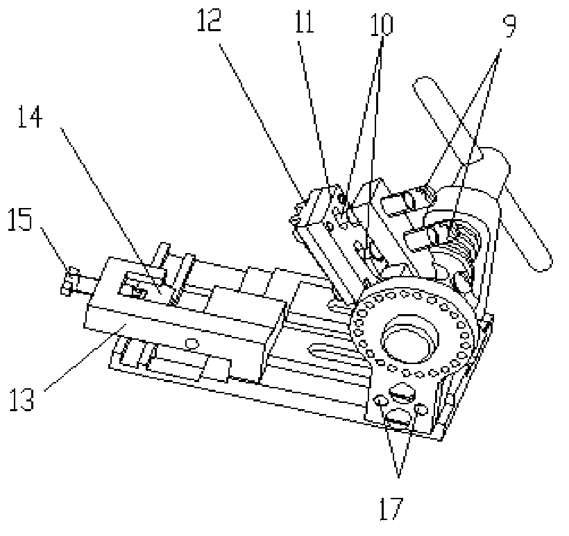 Universal auxiliary welding device for microwave antennas