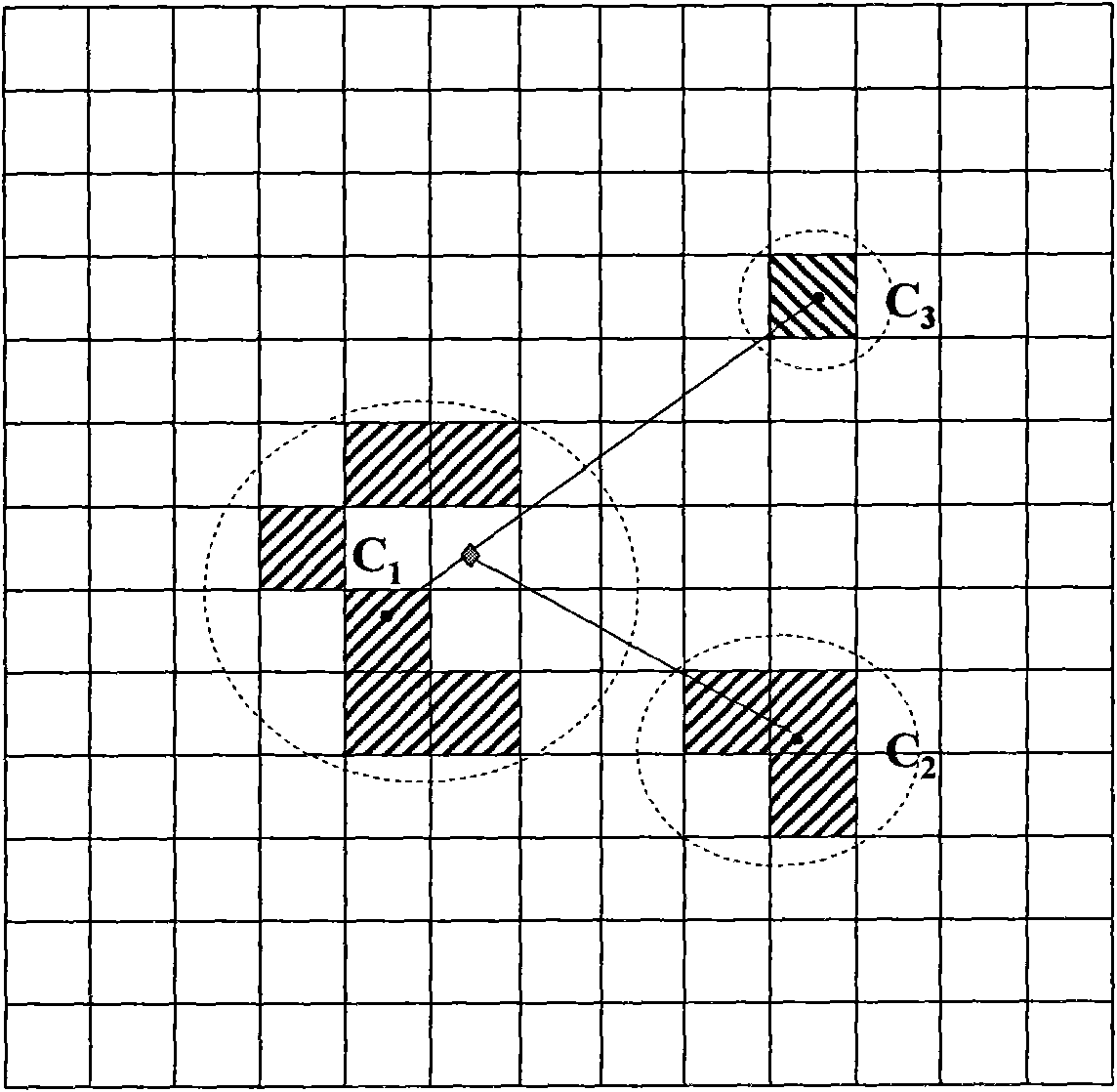 Locating method for RFID indoor locating system