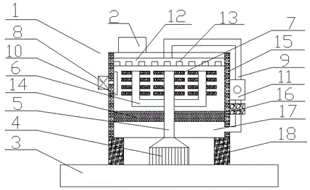 Circulating cleaning device of agricultural and sideline products