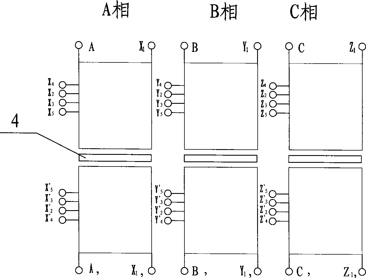 Dry power transformer