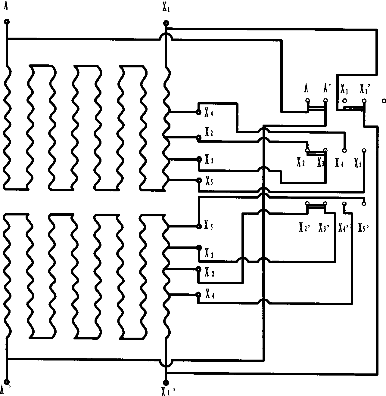 Dry power transformer