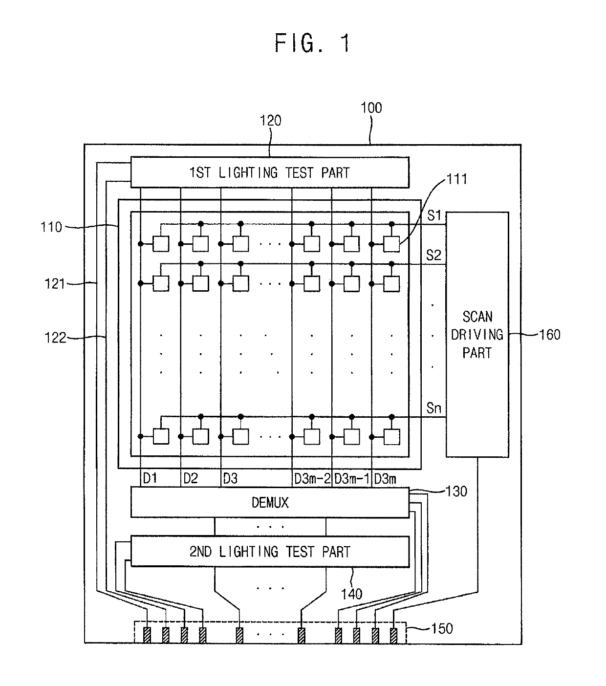 Display panel and method of testing the same