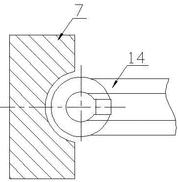 Minor-diameter semicircle inner hole surface hardening inductor