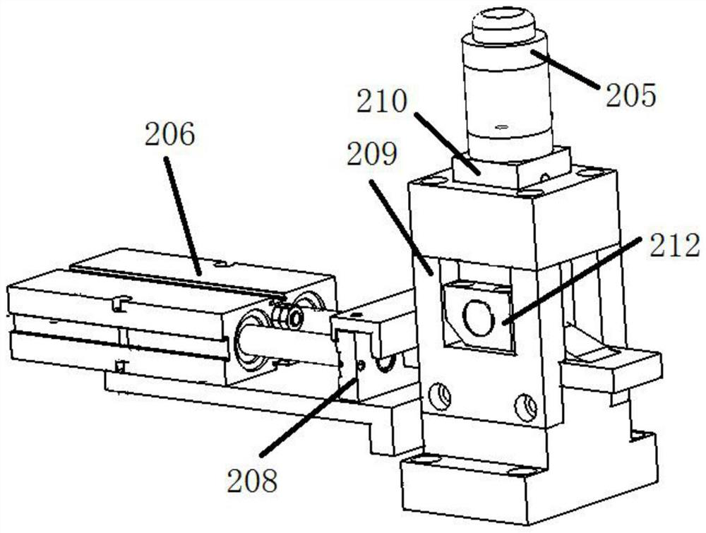 A five-station equipment for processing file boxes