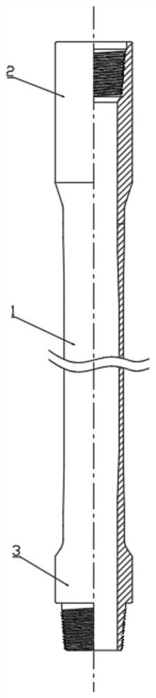 Titanium alloy drill rod