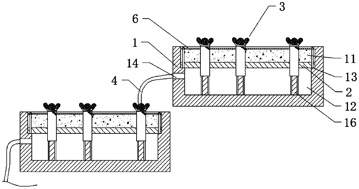 Mountain land water and soil conservation structure