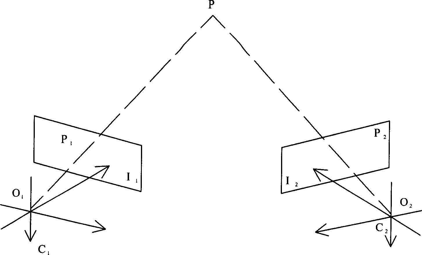 Three-dimensional vision semi-matter simulating system and method