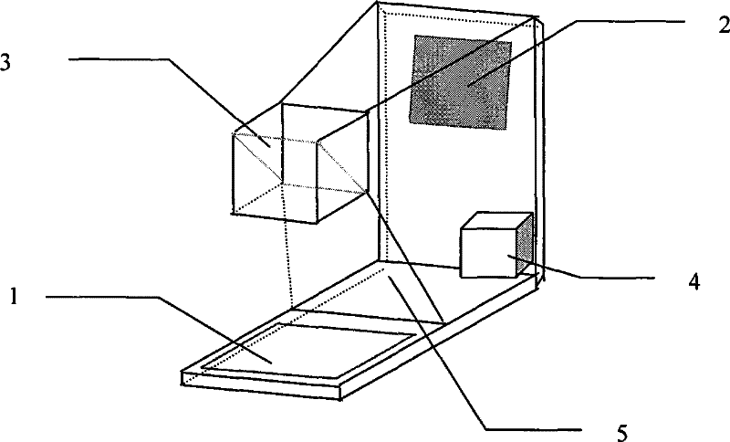 Confidential password input system, automatic teller machine system and cash register POS system