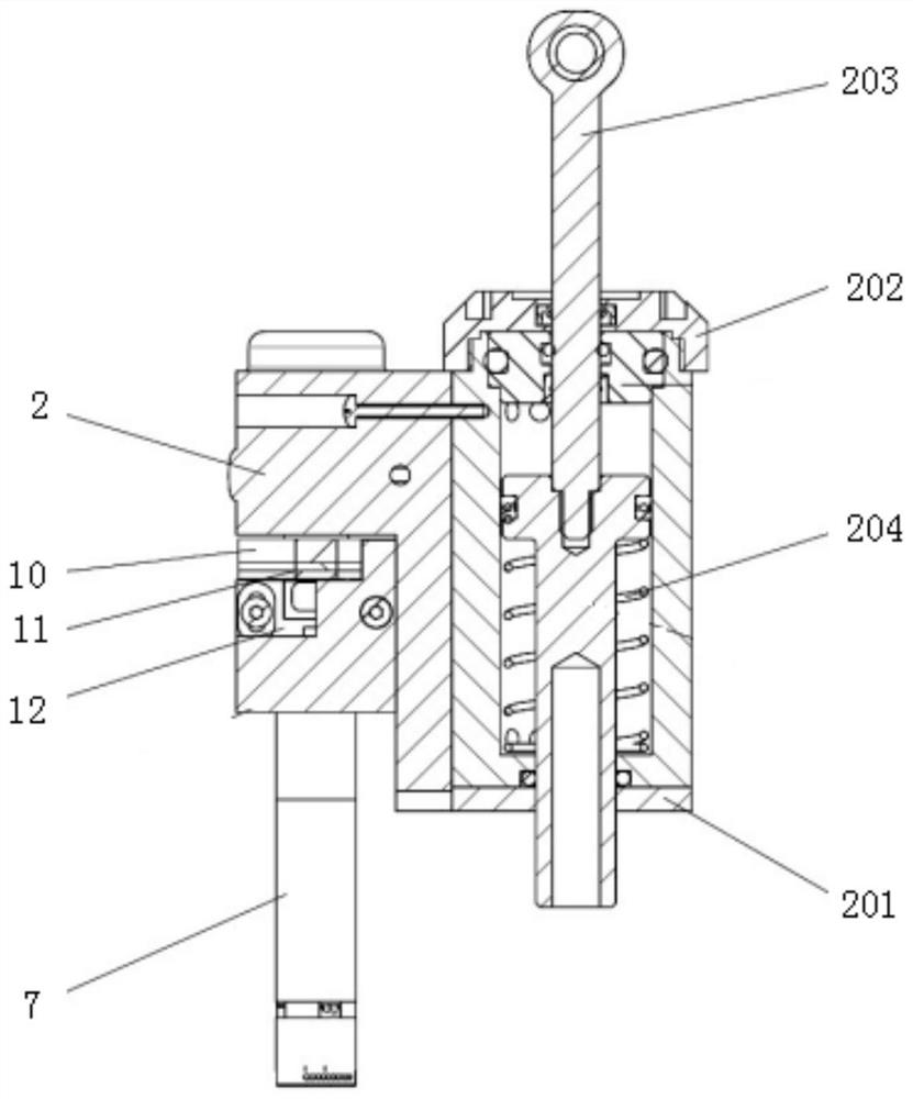 An active-passive hybrid drive intelligent prosthetic knee joint structure