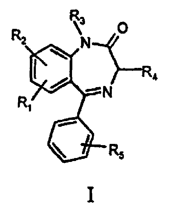 Benzodiazapine compounds containing imidazole propanamido and its preparing process and application