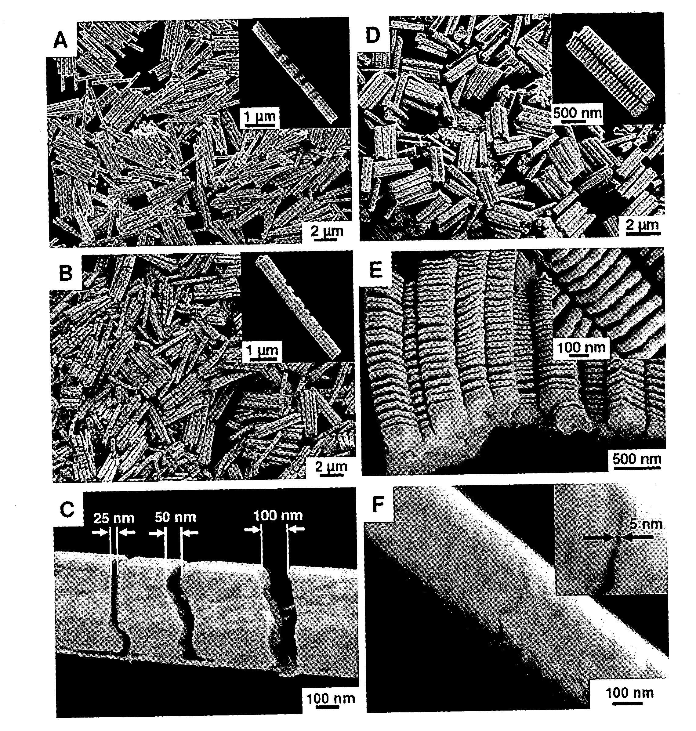 Multicomponent nanorods