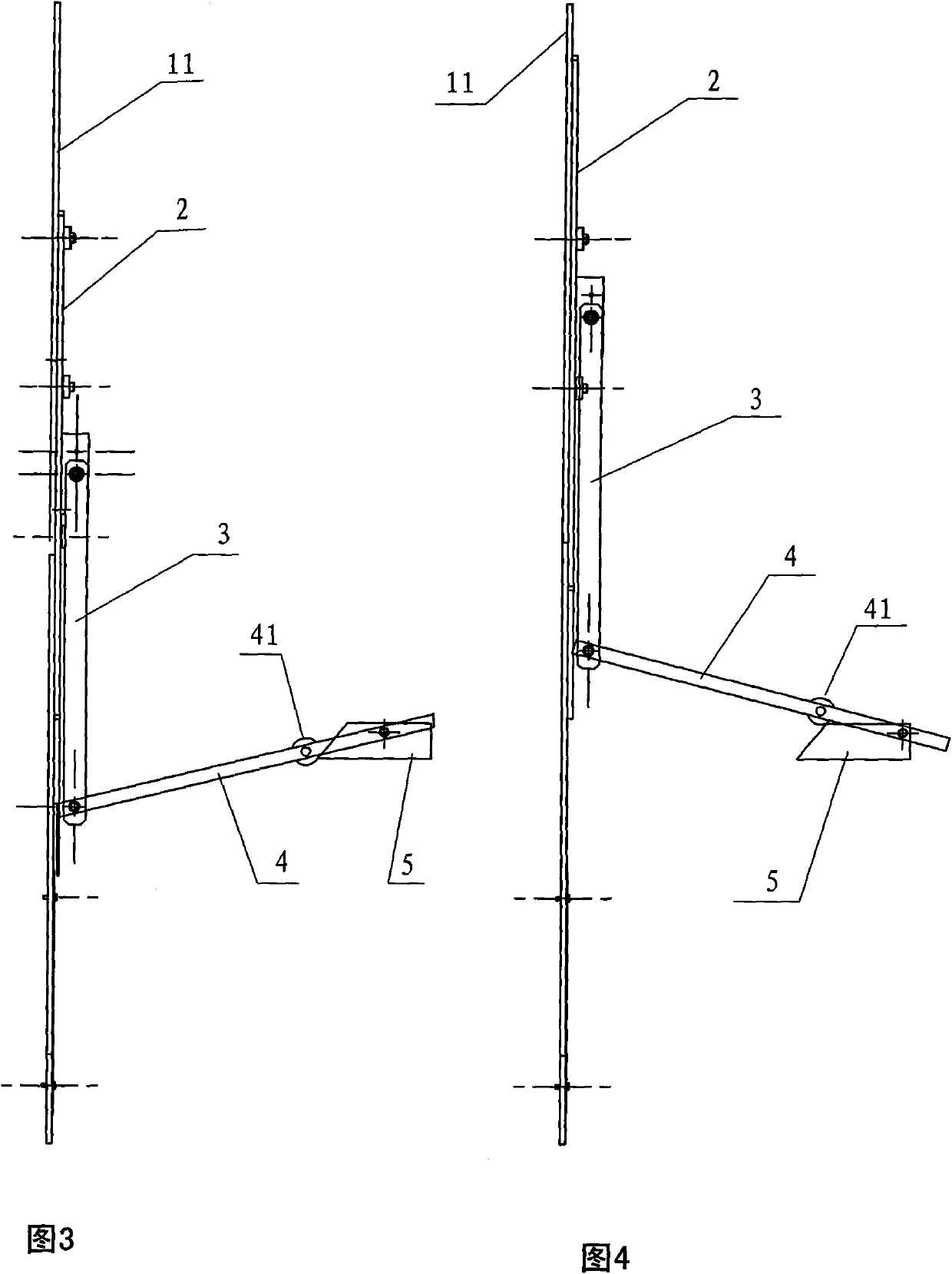 Valve mechanism of main contact system of direct-current switch cabinet