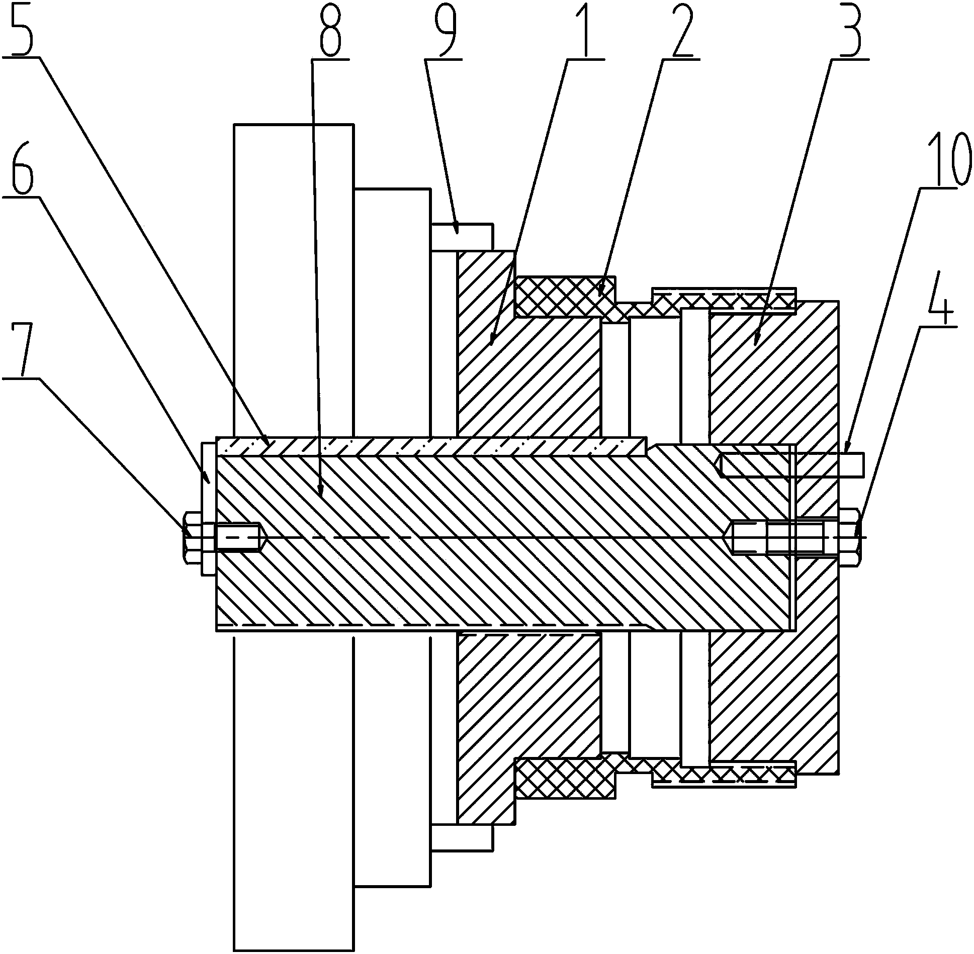 Thin-wall thread bushing machining tool