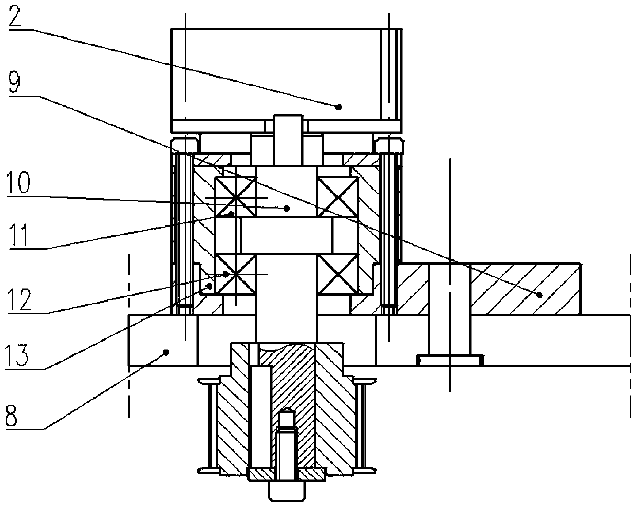 Modularized joint for hollow series-connection mechanical arm