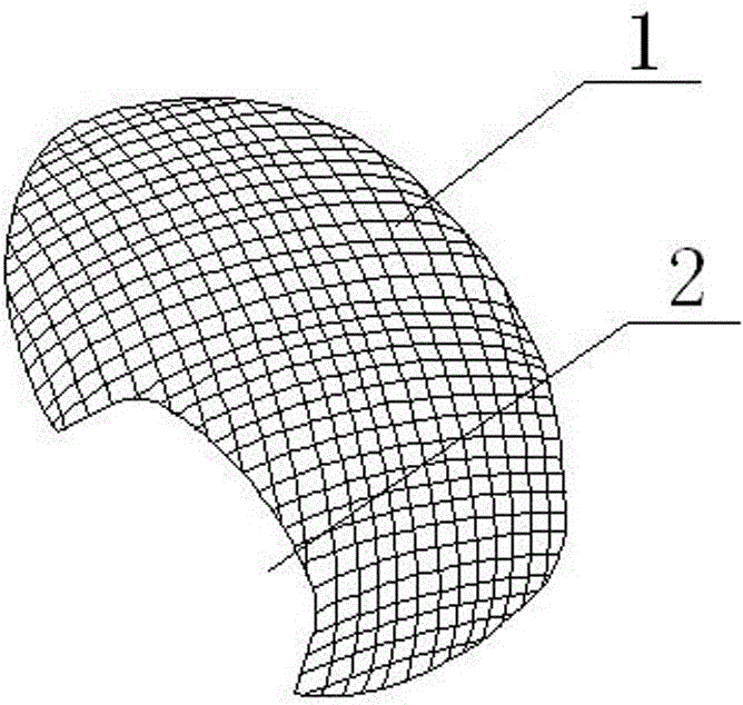 Craniocerebral three-dimensional plastic prosthesis with muscular pedicle window and preparation method thereof