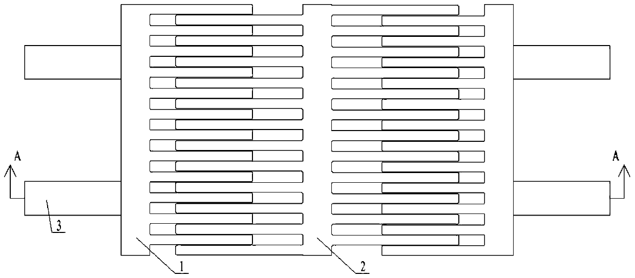 Bolt-free prepressing type large-displacement anti-deflection multidirectional displacement comb plate bridge expansion device